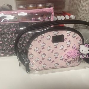 Hello kitty makeup bags